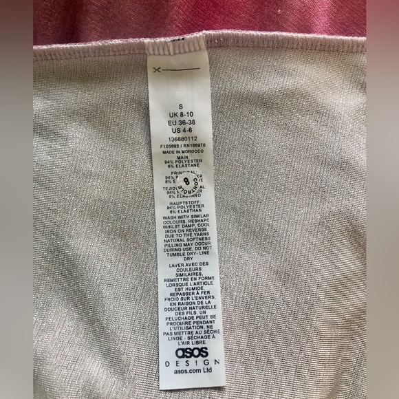 ASOS Design Fit and Flare Bandeau Maxo Dress | S - Picture 6 of 6